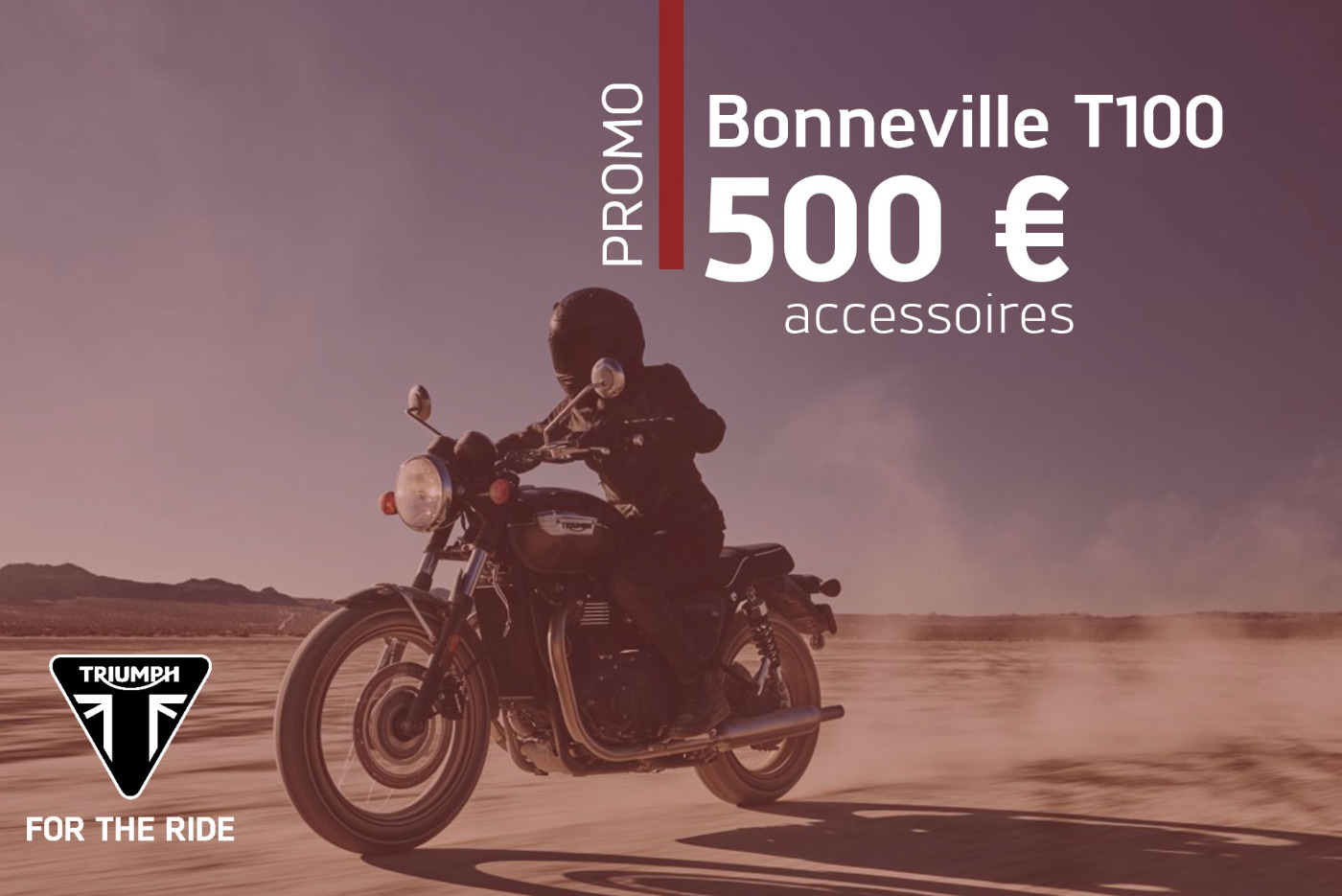 Promotie Bonneville T100